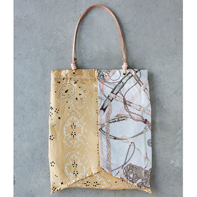 ★【追加受注11/4まで】井筒麻三子さん×マニプリ「スカーフ柄トートバッグ」