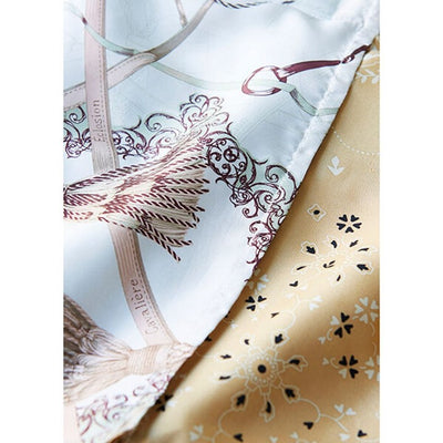 ★【追加受注11/4まで】井筒麻三子さん×マニプリ「スカーフ柄トートバッグ」