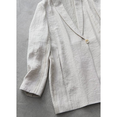 ★【ミモレ先行販売】スタイリングのバックサテンジャケット