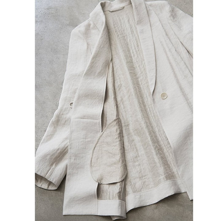 ★【ミモレ先行販売】スタイリングのバックサテンジャケット