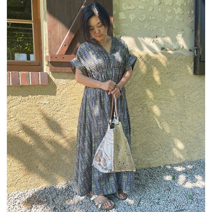 ★【追加受注11/4まで】井筒麻三子さん×マニプリ「スカーフ柄トートバッグ」