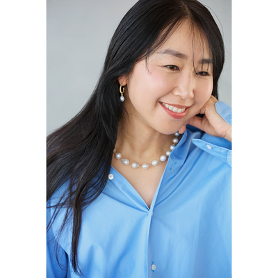 ボン マジック 白蝶バロックパール一連ネックレス