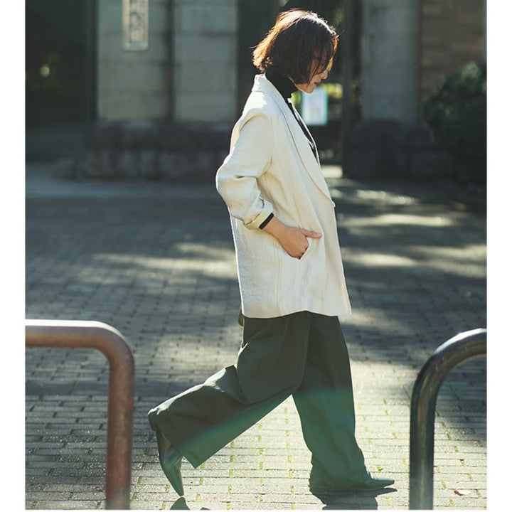 ★【ミモレ先行販売】スタイリングのバックサテンジャケット