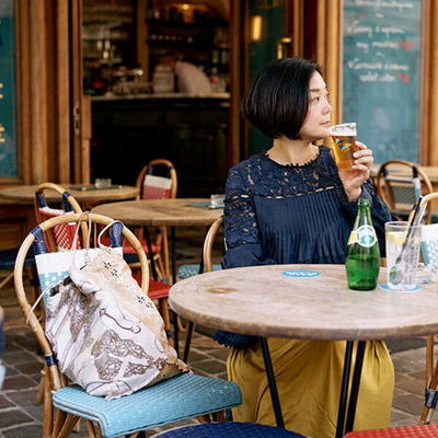 ★【追加受注11/4まで】井筒麻三子さん×マニプリ「スカーフ柄トートバッグ」