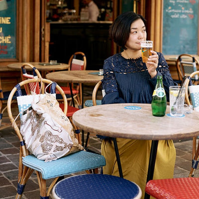 ★【追加受注11/4まで】井筒麻三子さん×マニプリ「スカーフ柄トートバッグ」