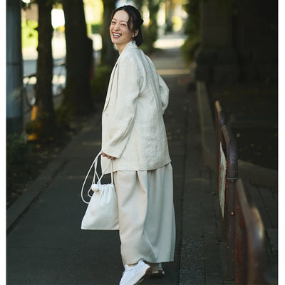 ★【ミモレ先行販売】スタイリングのバックサテンジャケット