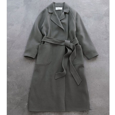 ★＜追加受注 9/20(水) 12:00～＞ミモレ別注・ソージュのウールリバーローブコート【期間限定】