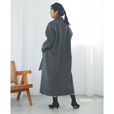 ★＜追加受注 9/20(水) 12:00～＞ミモレ別注・ソージュのウールリバーローブコート【期間限定】