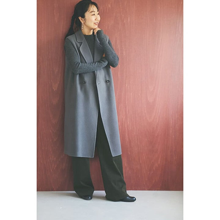 ★＜追加受注 9/20(水) 12:00～＞ミモレ別注・ソージュのウールリバーロングジレ【期間限定】