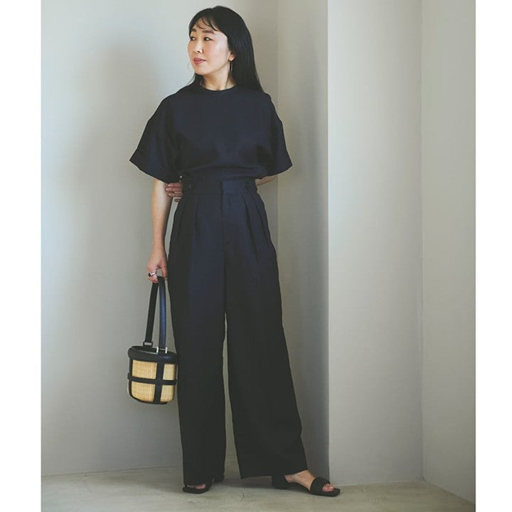 ★ミモレ別注・NAVEタックパンツ【数量限定】