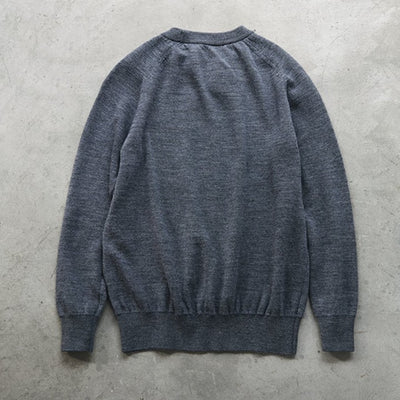 ★＜追加受注 9/6(水) 12:00～＞【スローン×ミモレ別注】ダブルフェイスニット　新色グレー【期間限定】