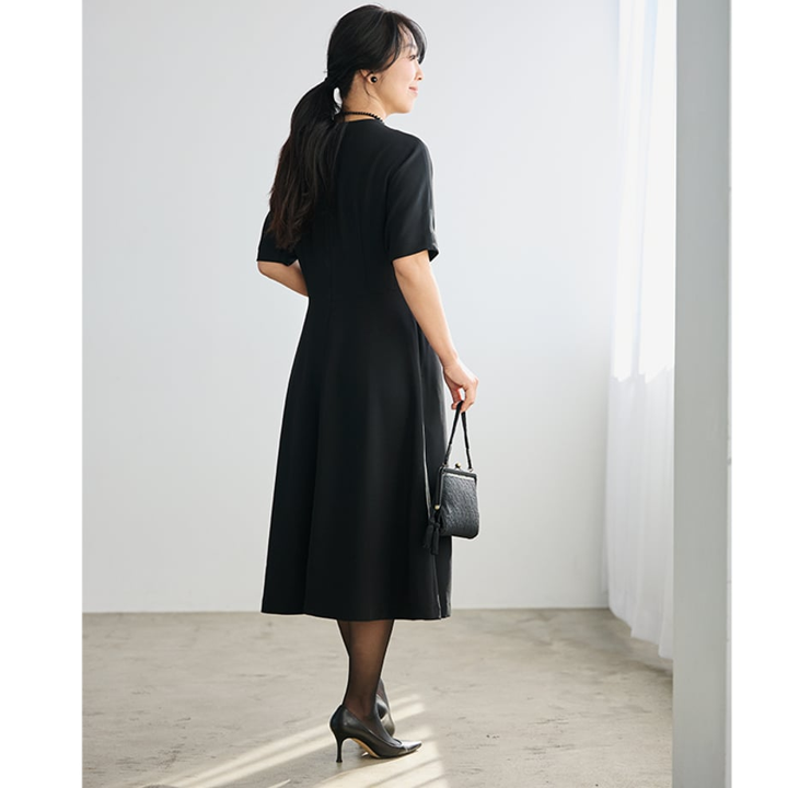 ★ミモレ×ザ ライナー ブラックフォーマルワンピース
