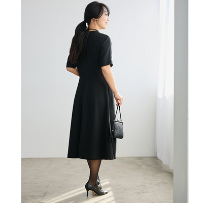 ★ミモレ×ザ ライナー ブラックフォーマルワンピース