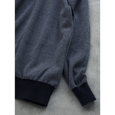 ★＜追加受注 9/6(水) 12:00～＞【スローン×ミモレ別注】ダブルフェイスニット　新色グレー【期間限定】