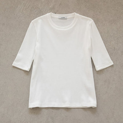 ★【ミモレ別注】スローンリブTシャツ＜ホワイト＞