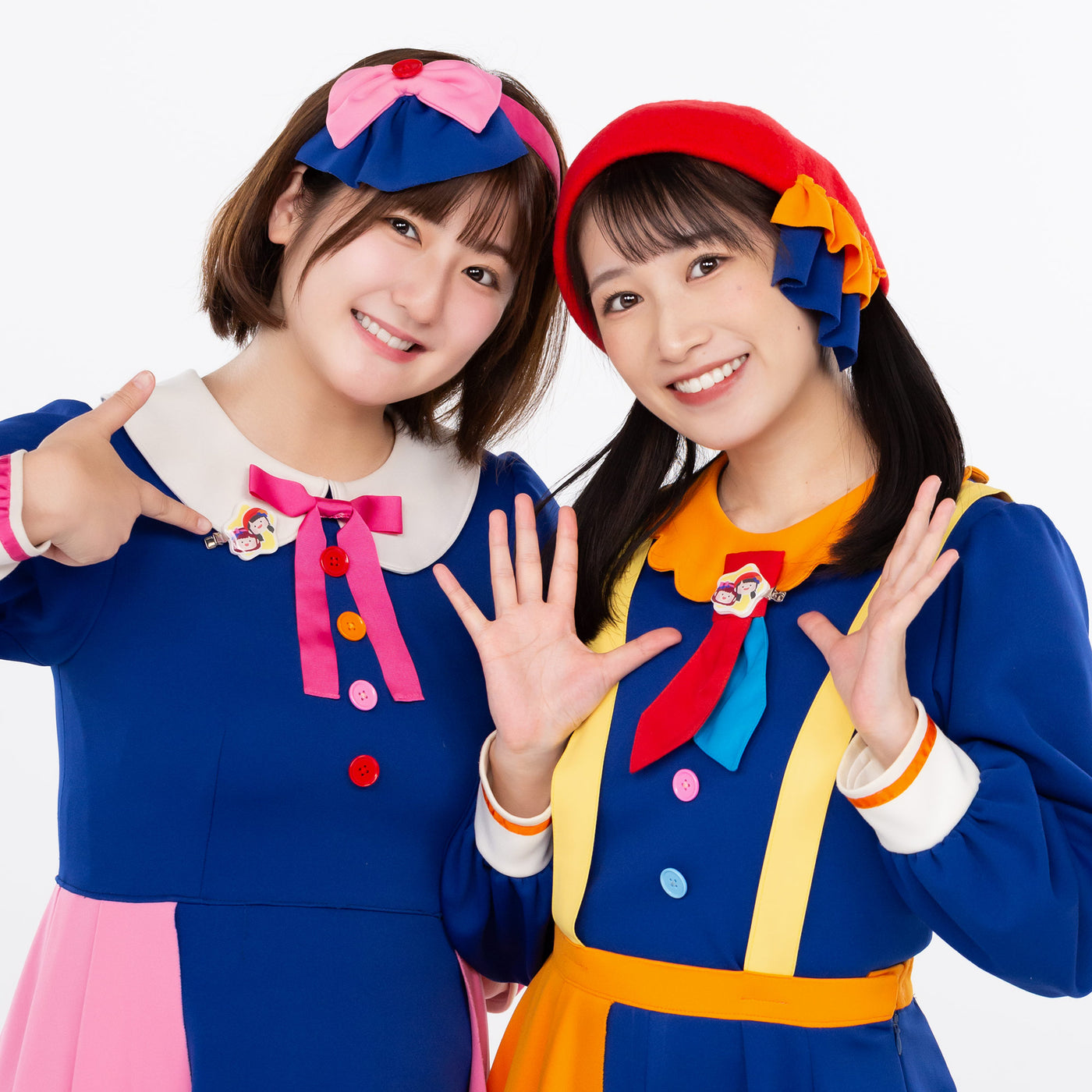 ボンボンアカデミー アクリルヘアクリップ（いっちー＆なる） – K2CSTORE