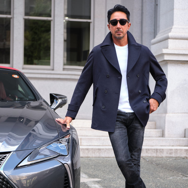 残りわずか】弩級のコート ジャッコーネ・ネイビー【本日13時