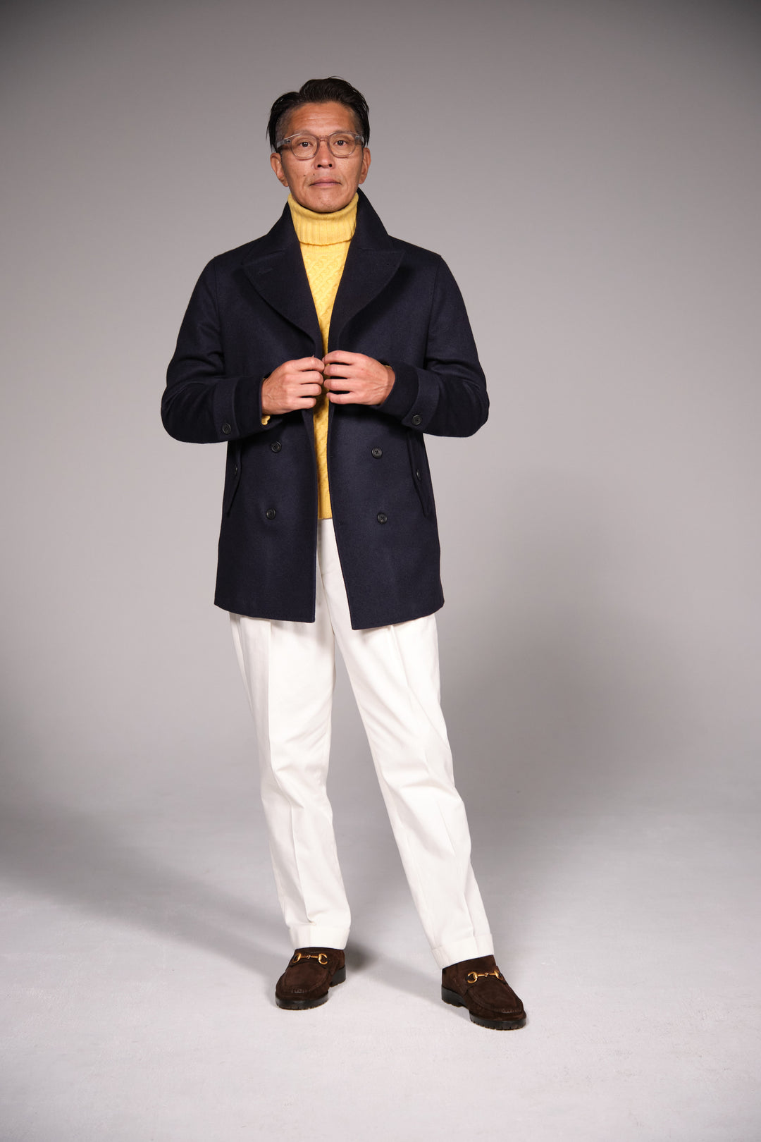 残りわずか】弩級のコート ジャッコーネ・ネイビー【本日13時まで