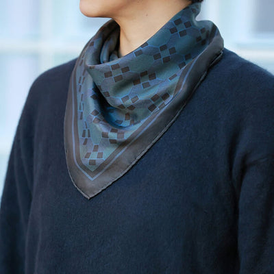 ★ミモレ別注・マニプリの後染めスカーフ【期間限定】