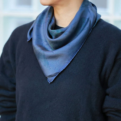 ★ミモレ別注・マニプリの後染めスカーフ【期間限定】