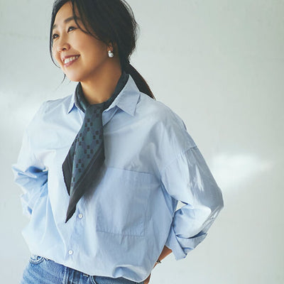 ★ミモレ別注・マニプリの後染めスカーフ【期間限定】