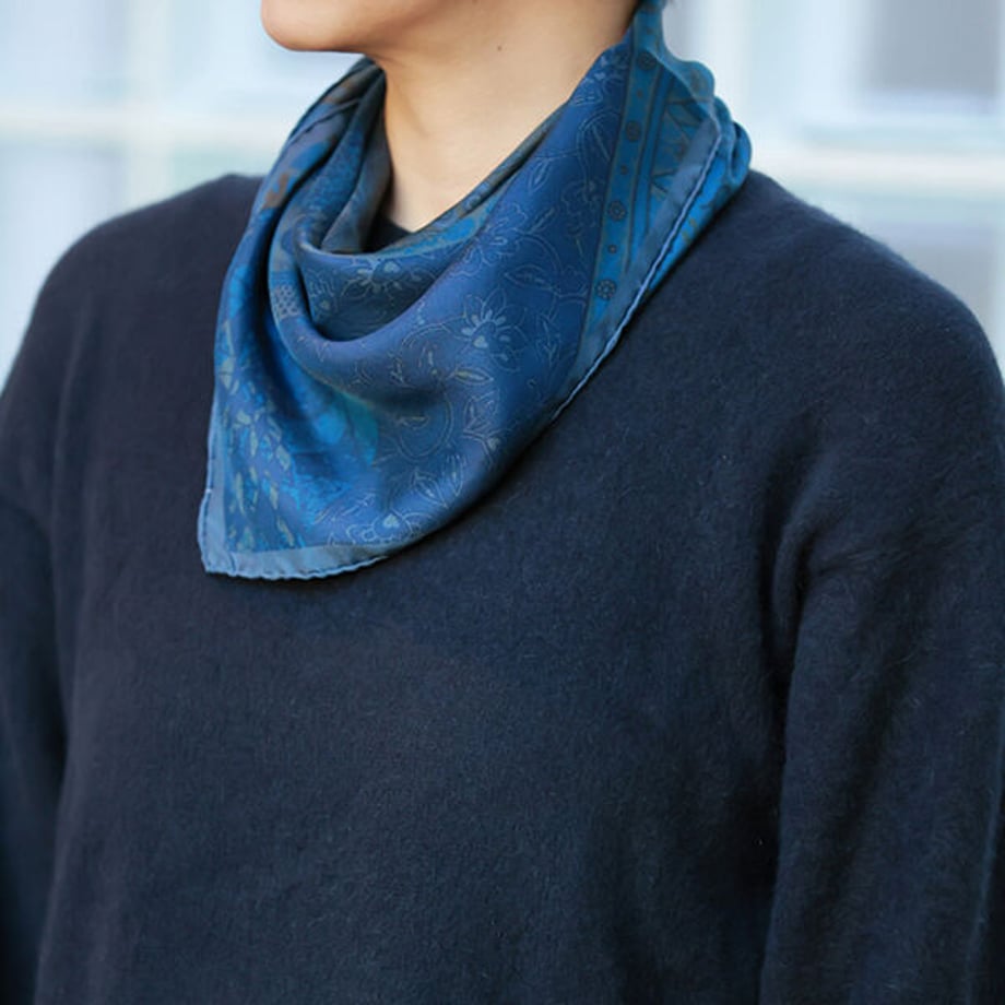 ★ミモレ別注・マニプリの後染めスカーフ【期間限定】