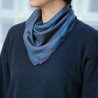 ★ミモレ別注・マニプリの後染めスカーフ【期間限定】