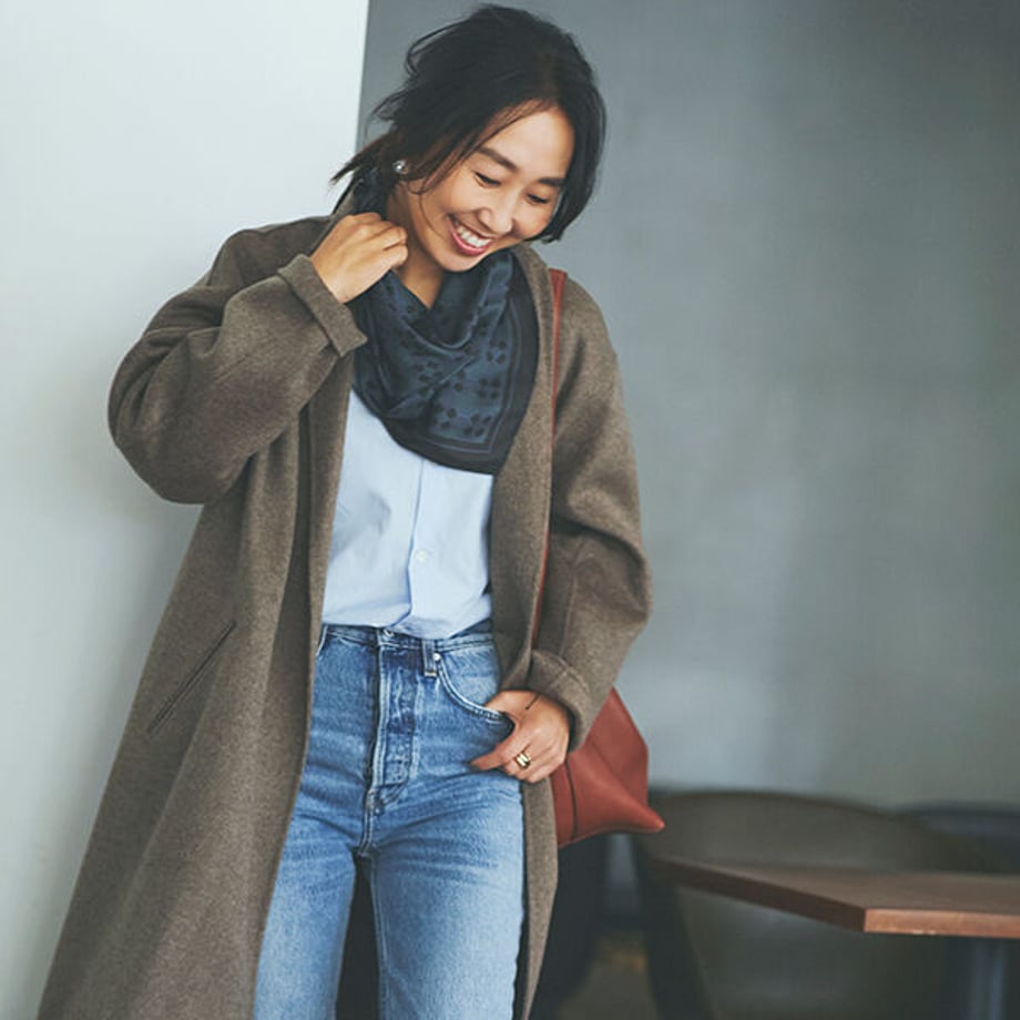 ★ミモレ別注・マニプリの後染めスカーフ【期間限定】