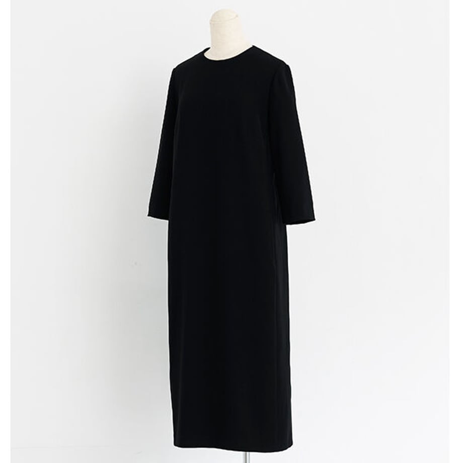 ★ミモレ×saqui ブラックフォーマルストレートワンピース【期間限定】