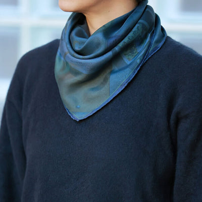 ★ミモレ別注・マニプリの後染めスカーフ【期間限定】