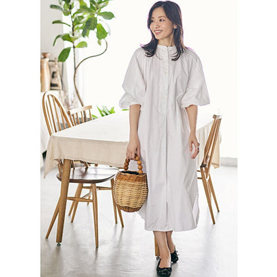 ヒツキのアンティークレース付きかごバッグ