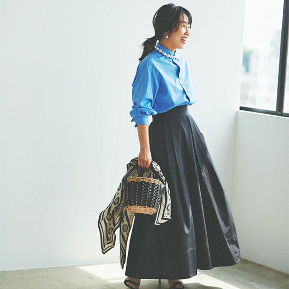 ★［追加受注7/4(月）12：30～］アルディーノアール　64クロスタックフレアスカート【数量限定】