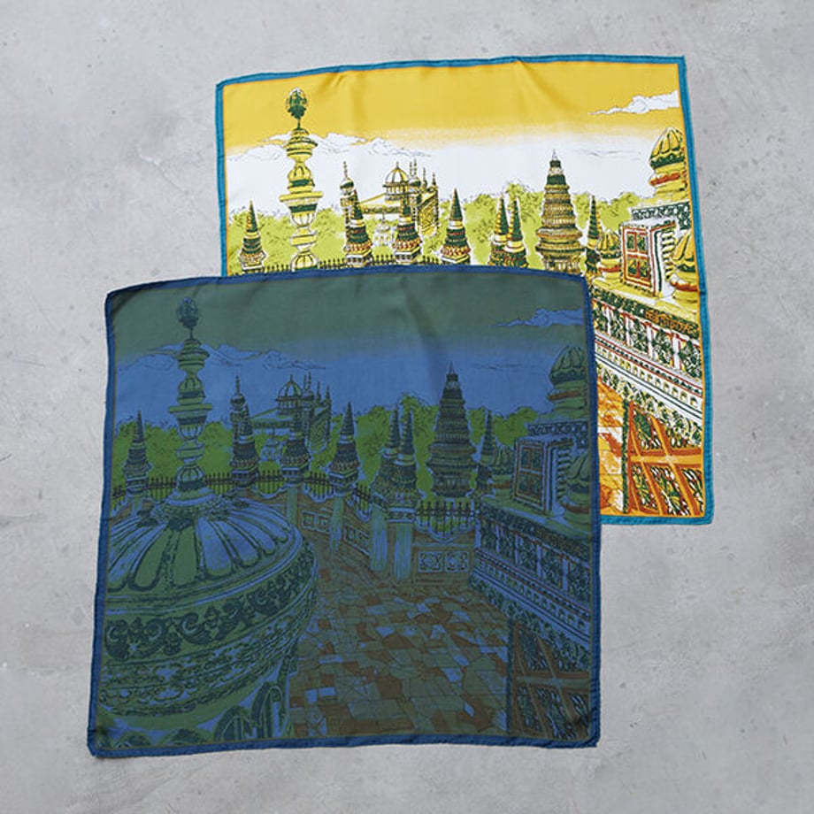 ★ミモレ別注・マニプリの後染めスカーフ【期間限定】