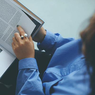 ★ボン マジック白蝶バロック×黒蝶ケシパールリング