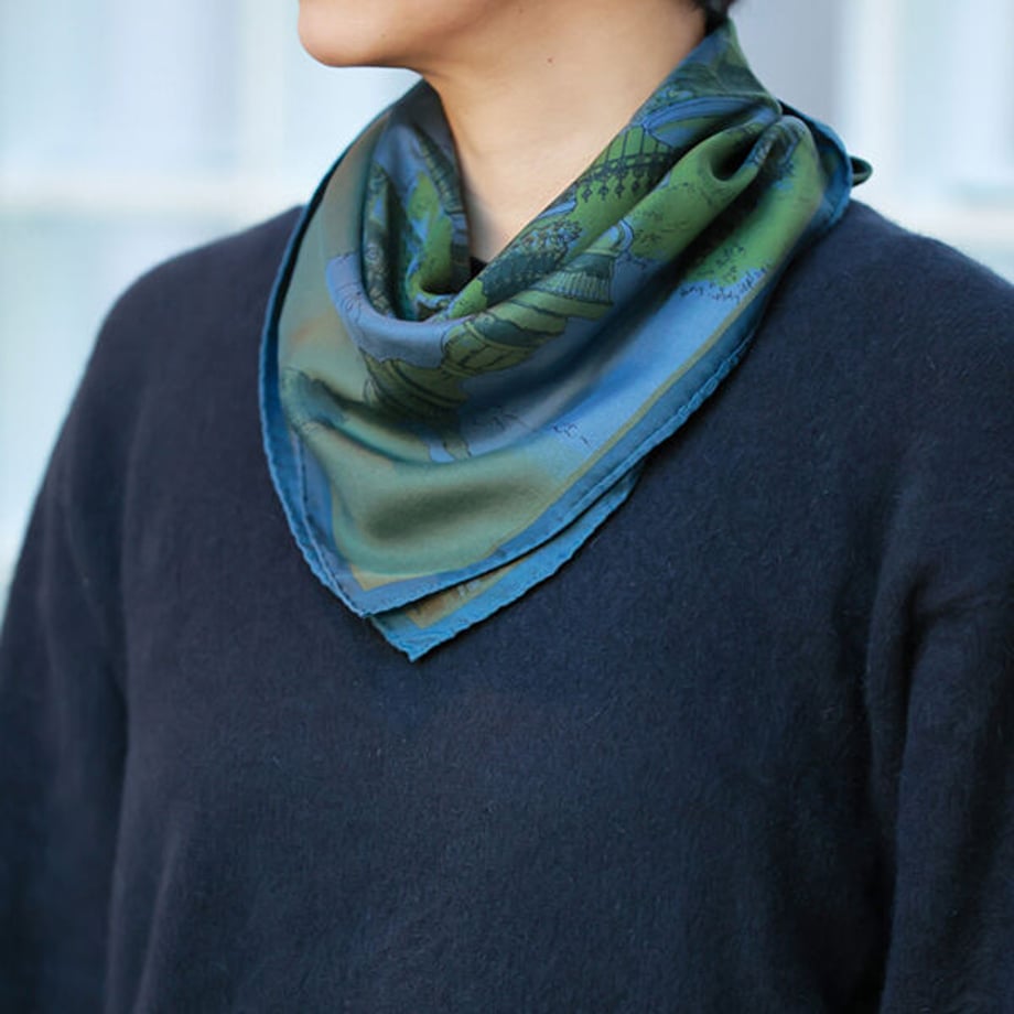 ★ミモレ別注・マニプリの後染めスカーフ【期間限定】