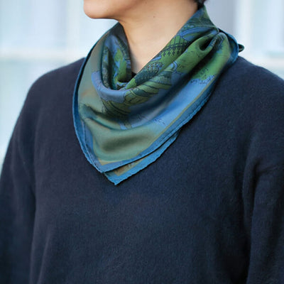 ★ミモレ別注・マニプリの後染めスカーフ【期間限定】