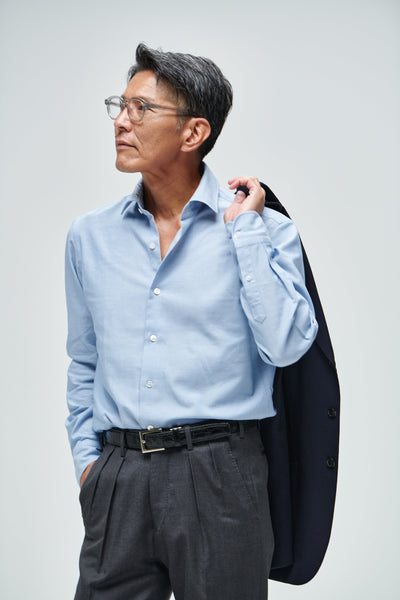 大人のドレスシャンブレー