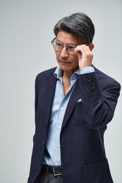 大人のドレスシャンブレー