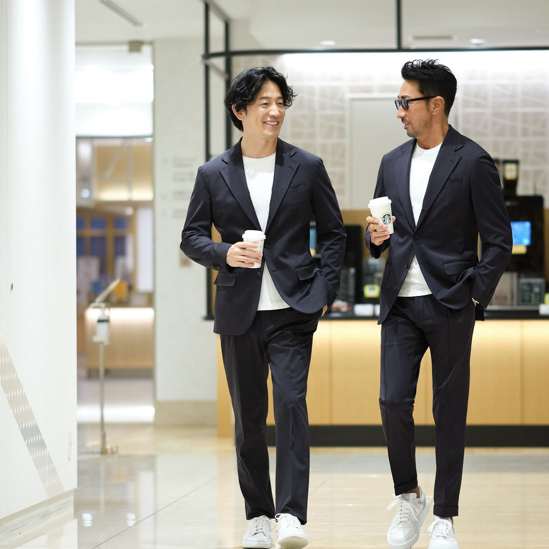 お値下げ中【極美品】MAISON SPECIAL ナイロン　セットアップ penguin BY MUNSINGWEAR サコッシュ付きナイロンセットアップ