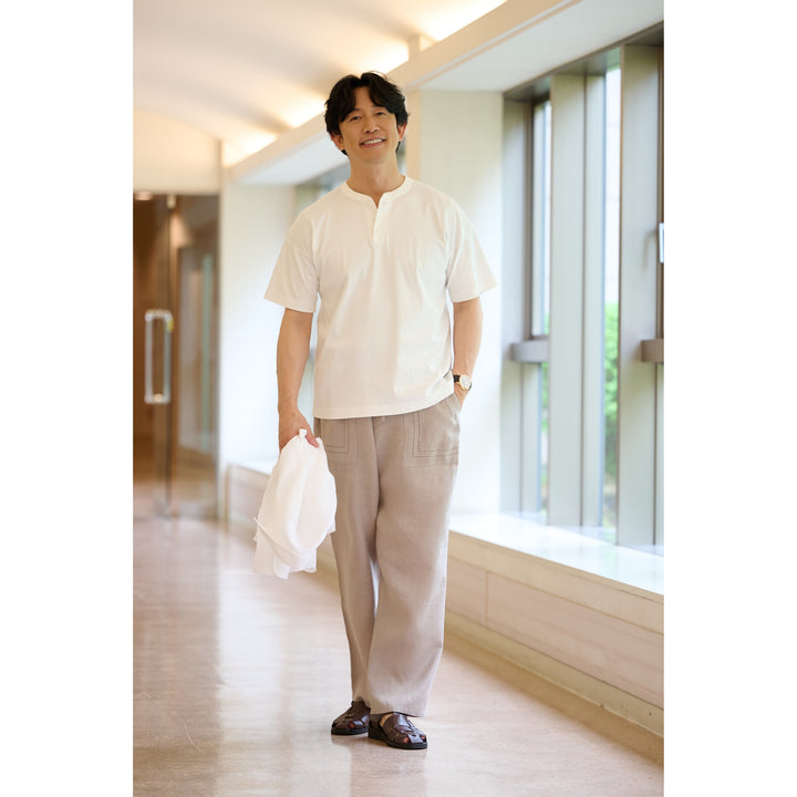 頂上ヘンリーネックTシャツ【各色限定100着】 – K2CSTORE