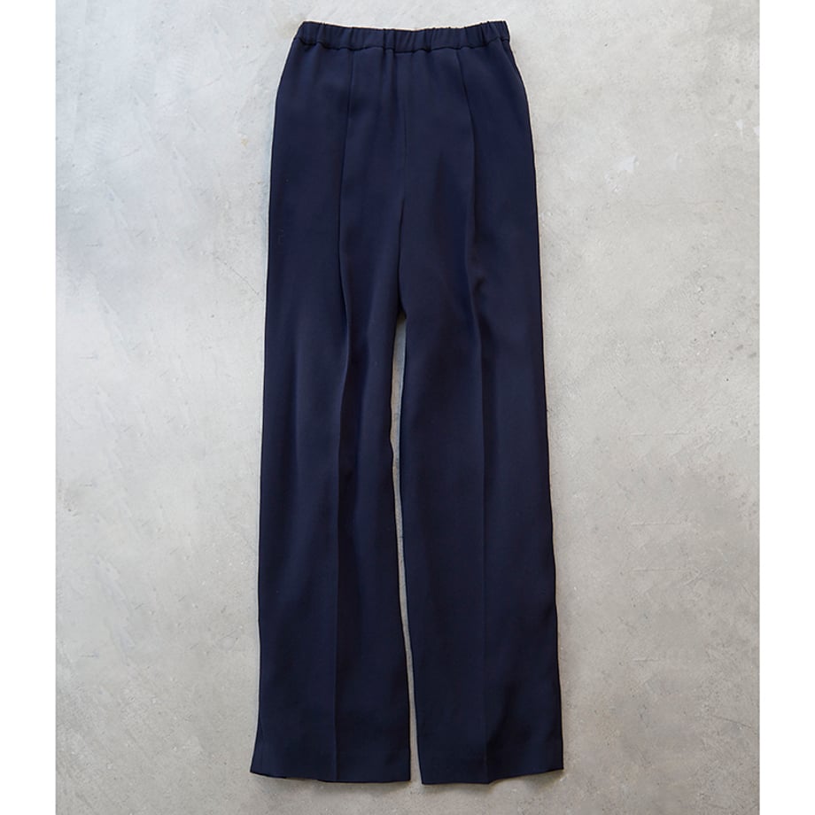 ★追加販売【ミモレ別注】ウィム ガゼット バックサテンイージーパンツ