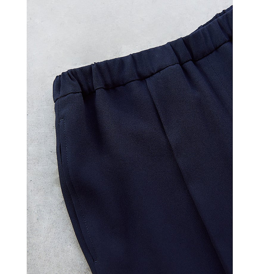 ★追加販売【ミモレ別注】ウィム ガゼット バックサテンイージーパンツ