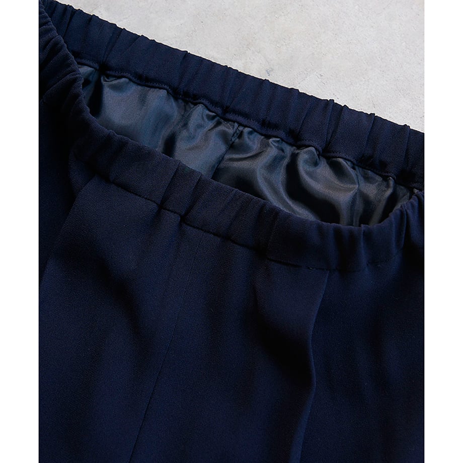 ★追加販売【ミモレ別注】ウィム ガゼット バックサテンイージーパンツ