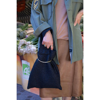 ★【ミモレ別注】ルレアッシュのレオパードツイードバッグ