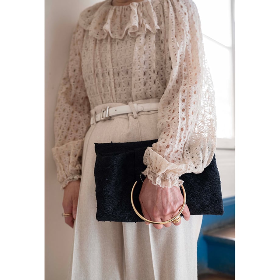 ★【ミモレ別注】ルレアッシュのレオパードツイードバッグ