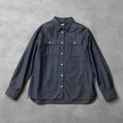 ★【ミモレ別注】マイ ウィークネスのシャンブレーシャツ【数量限定】