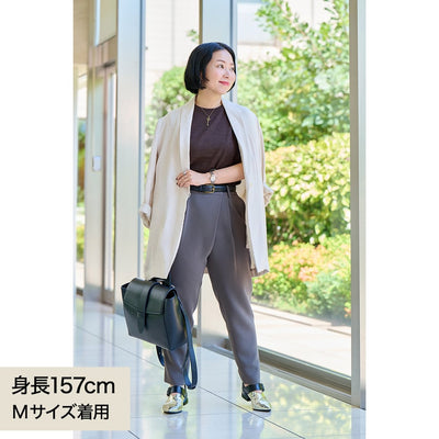 ★【ミモレ別注色】ソージュ　タックパンツ【数量限定】