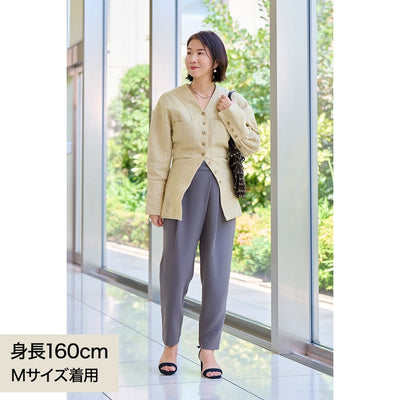 ★【ミモレ別注色】ソージュ　タックパンツ【数量限定】