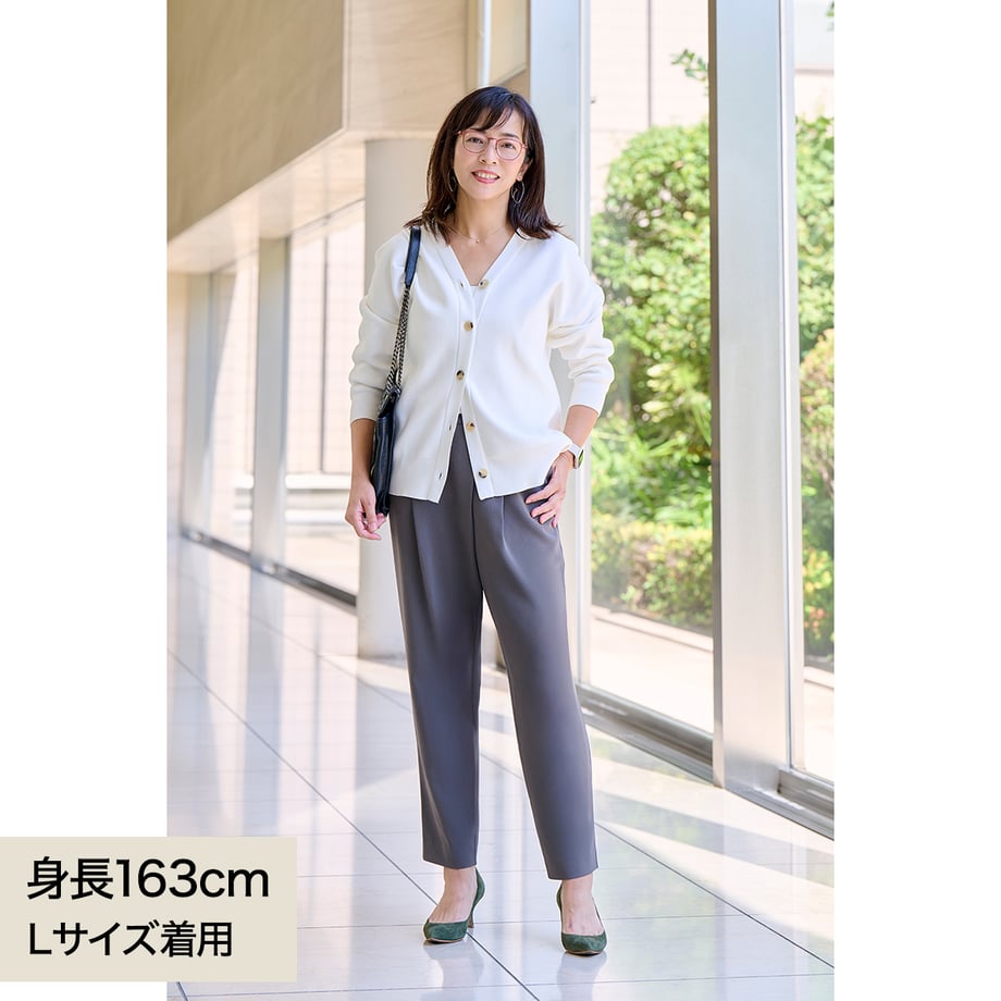 ★【ミモレ別注色】ソージュ　タックパンツ【数量限定】