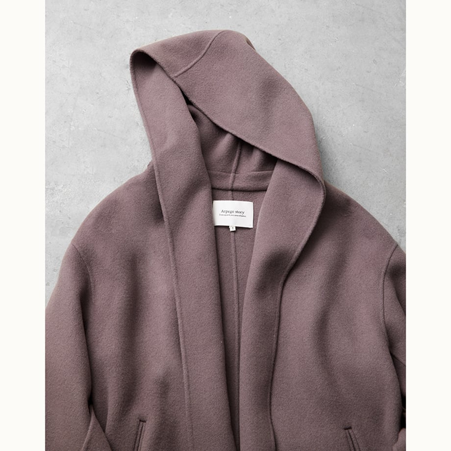 ★【ミモレ別注】アルページュストーリー フードリバーミドルコート